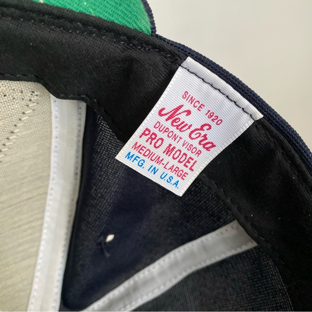 Vintage 80s 90s USS Antietam (CG-54) New Era Snapback Hat Cap made in USA Cobra - Picture 4 of 6